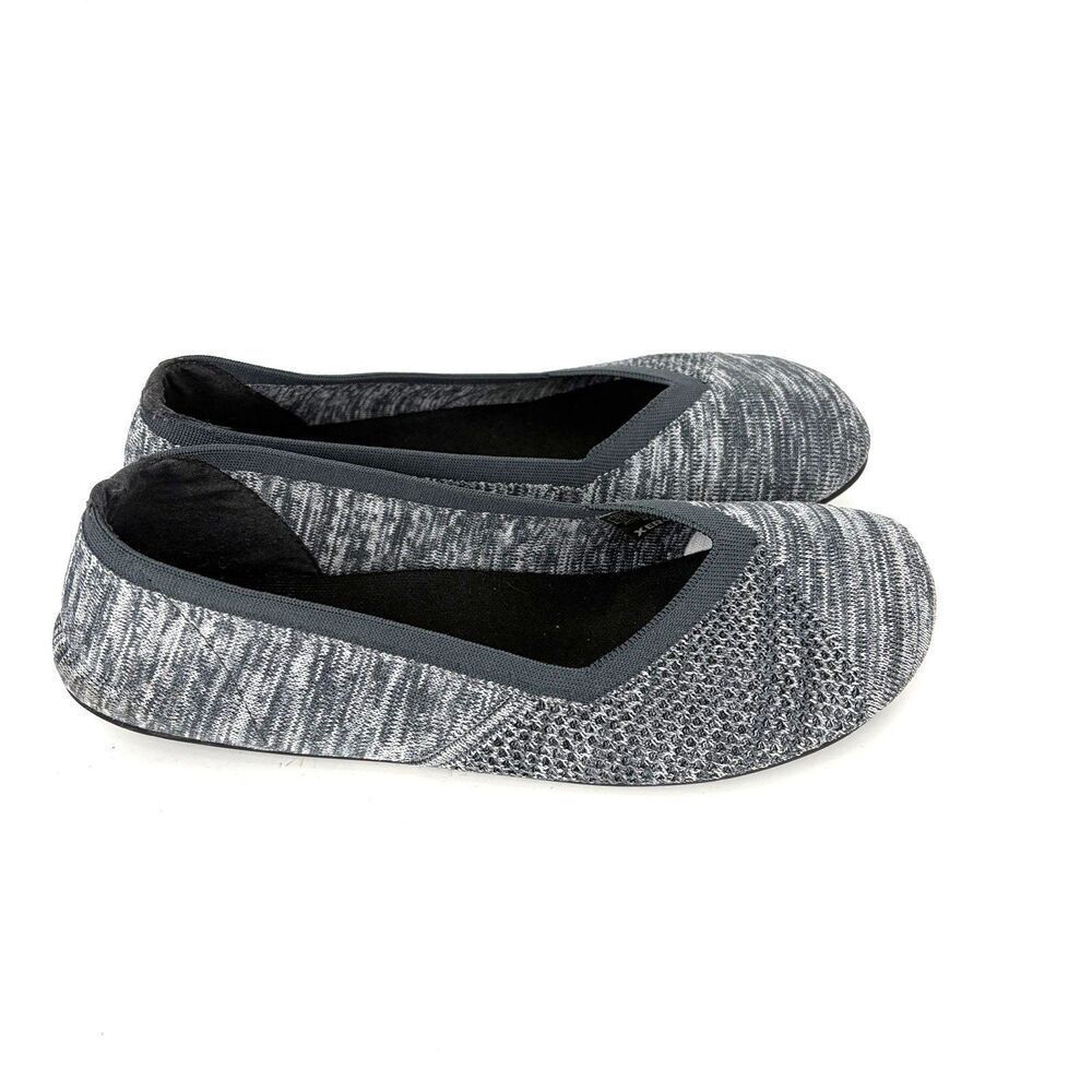 Xero Shoes Size 10.5 Womens Gray Phoenix Knit Barefoot Ballet Flats Slip On